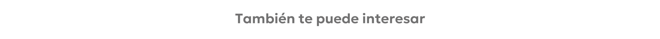Tambien te podria interesar