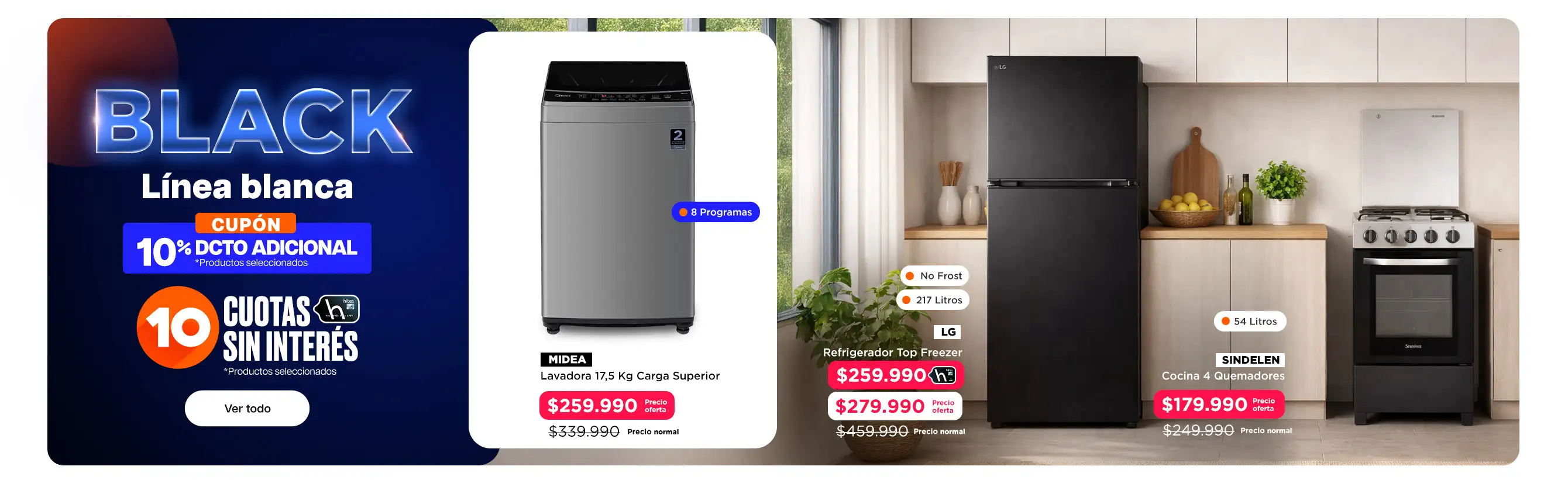 Black - Linea Blanca