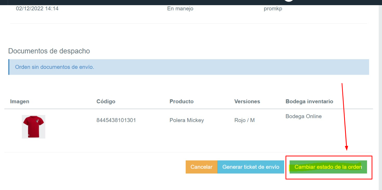 ÓRDENES Y ENVÍOS MULTIVENDE Marketplace Hites.com