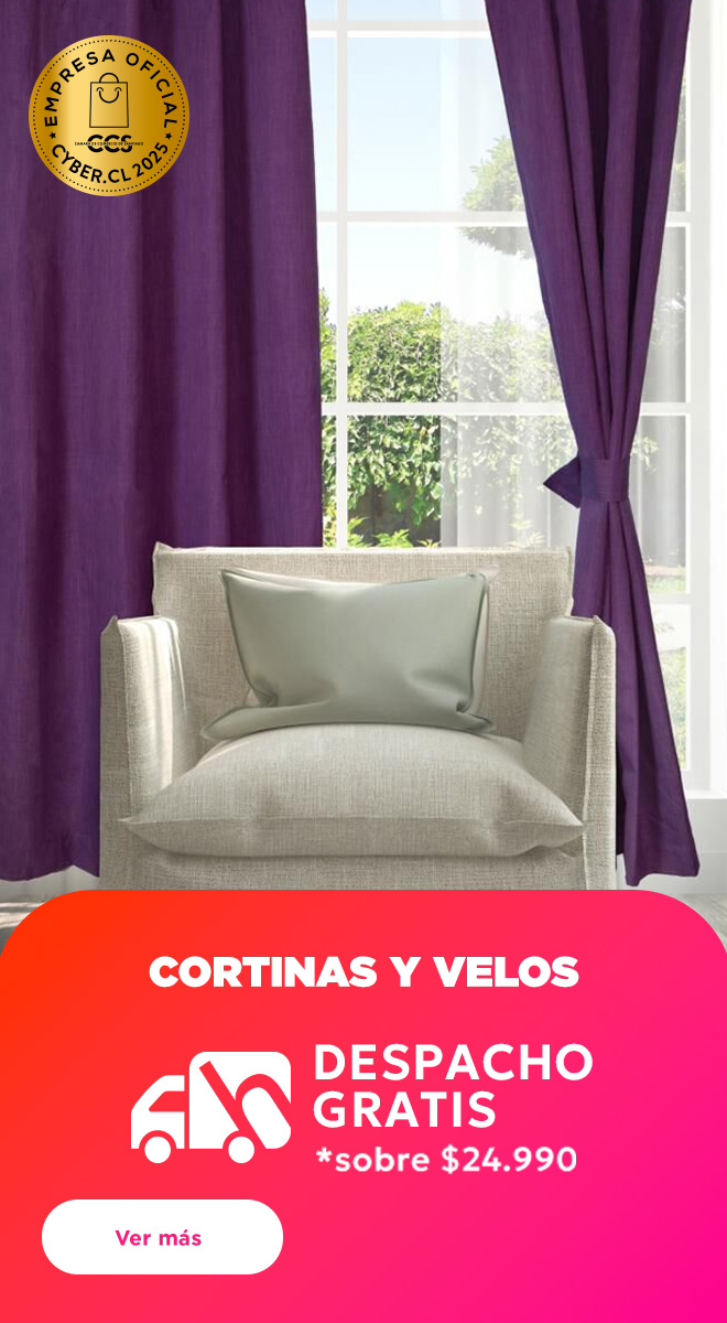 CORTINAS & VELOS Despacho gratis por compras sobre $24.990 