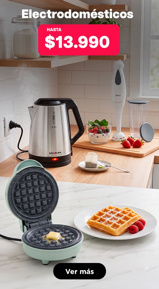 Electrodomesticos hasta $13.990