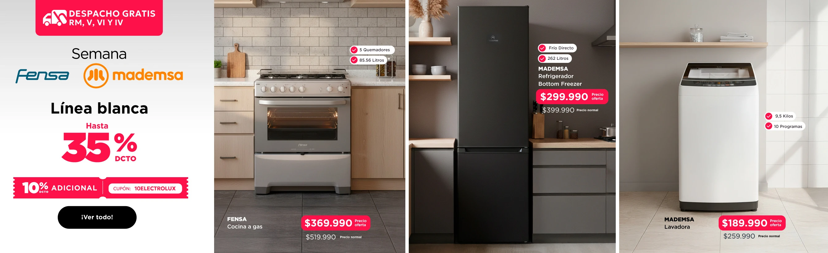 Linea Blanca - Semana Fensa Mademsa