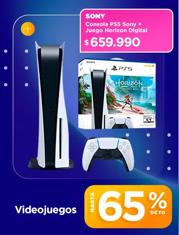 Videojuegos hasta 65% dcto