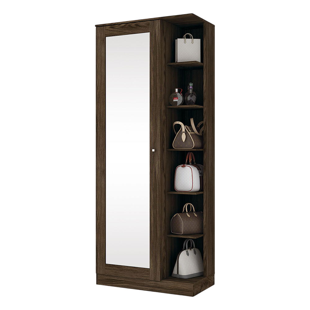 Zapatera Diana / 1 Puerta + Espejo  1 Puerta + Espejo