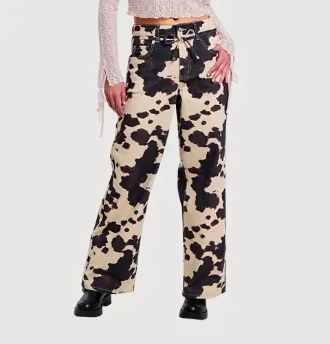 Pantalón Print Vaca