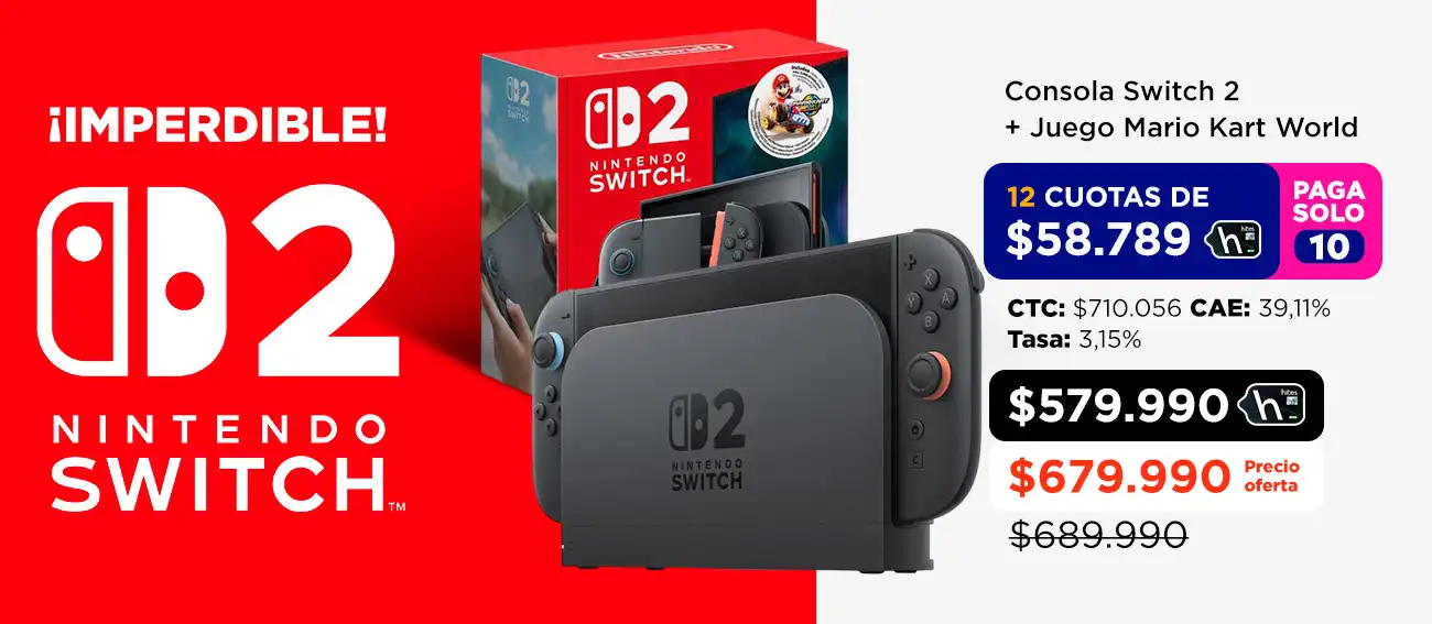 Imperdible Nintendo Switch 2