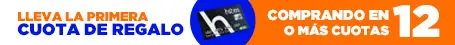 ¡Te regalamos la primera cuota!