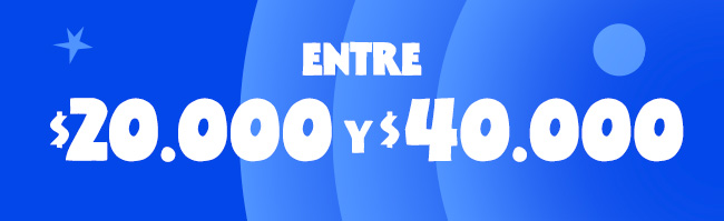 entre 20.000 a 40.000
