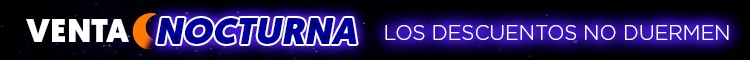 venta nocturna, los descuentos no duermen