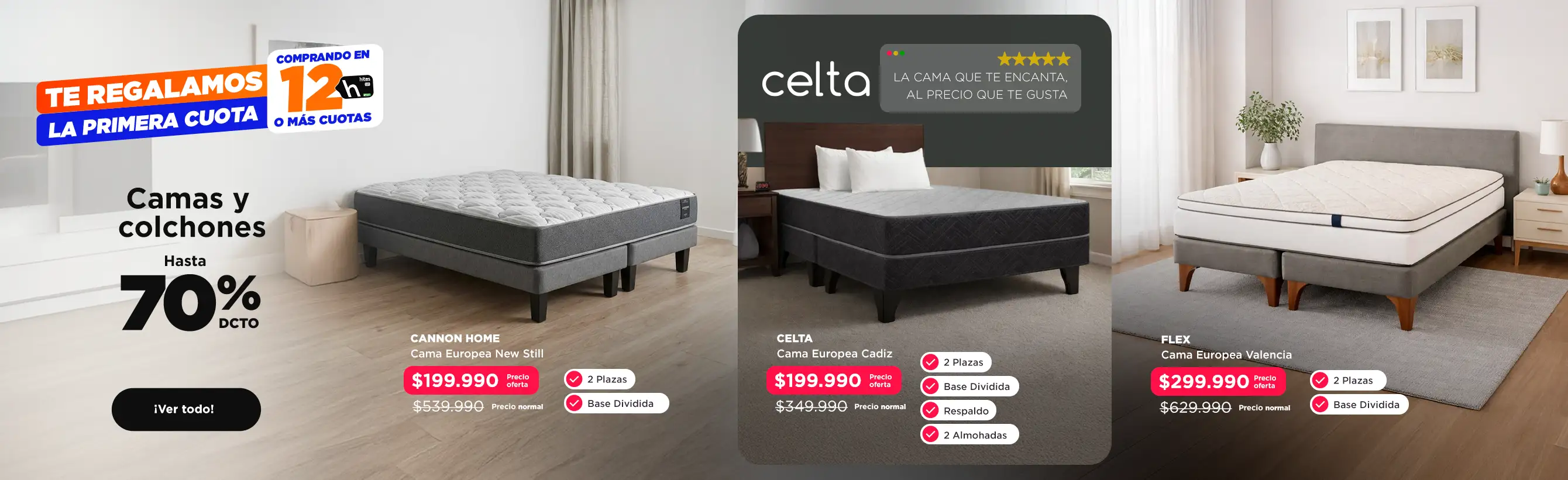 Camas y Colchones
