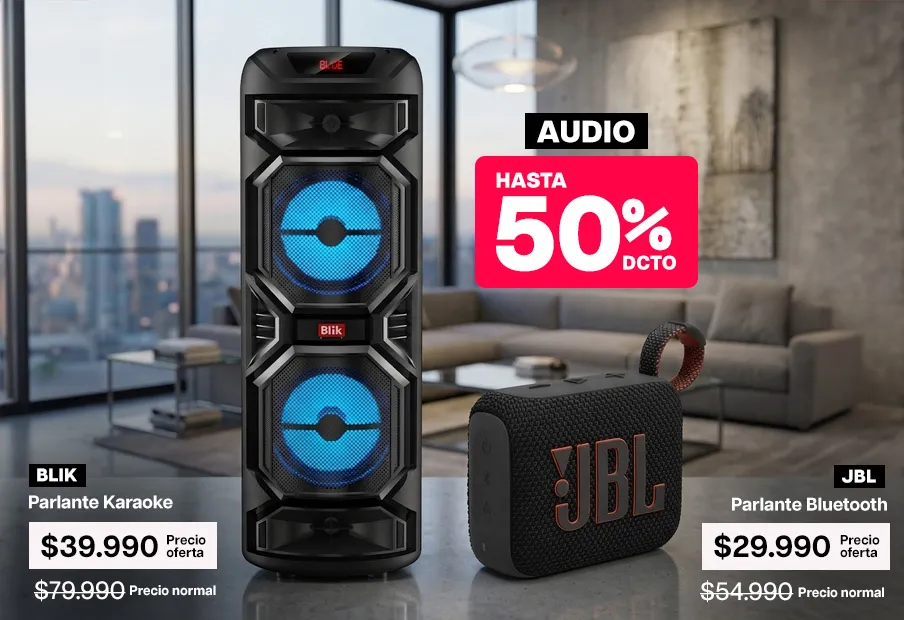 Audifonos y parlantes Bluetooth