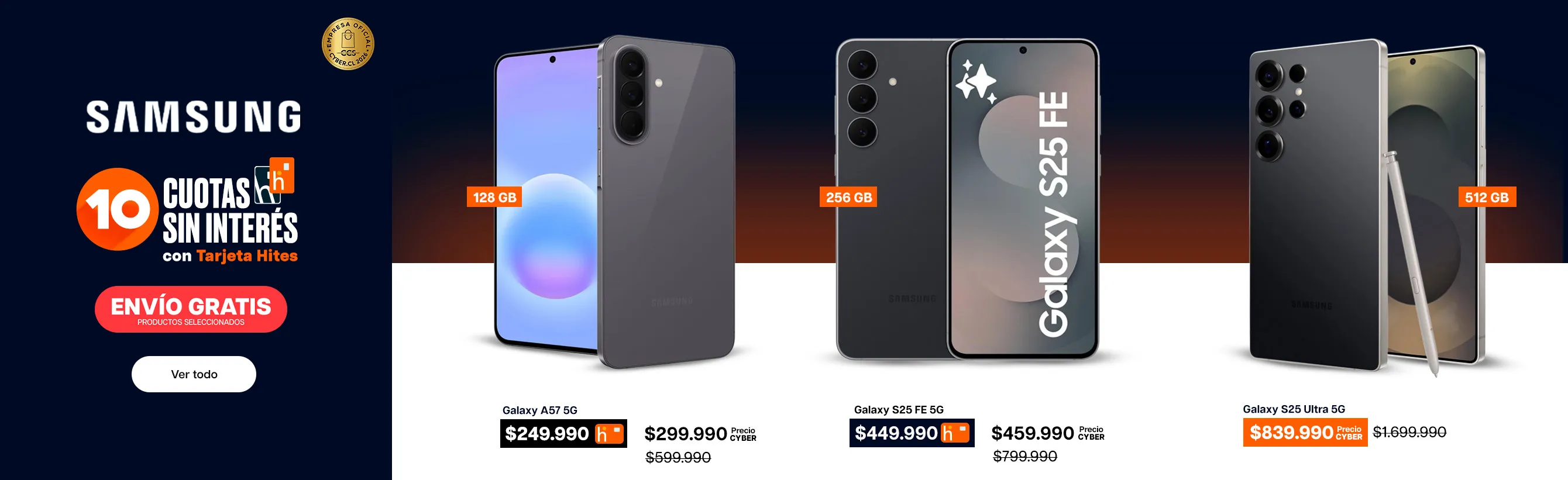 ofertas Cyber - Samsung