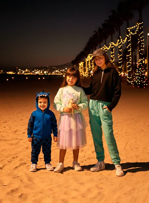 Pantalones de buzo y polerones infantiles