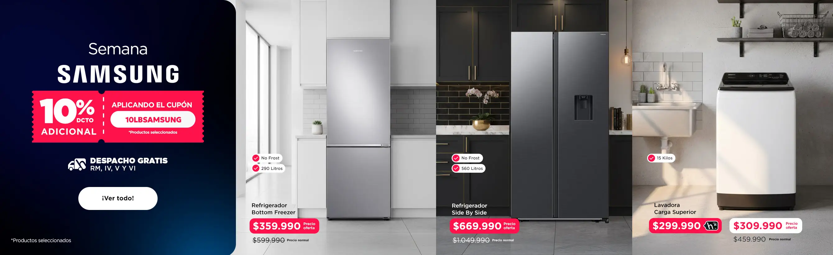 Linea Blanca - Samsung