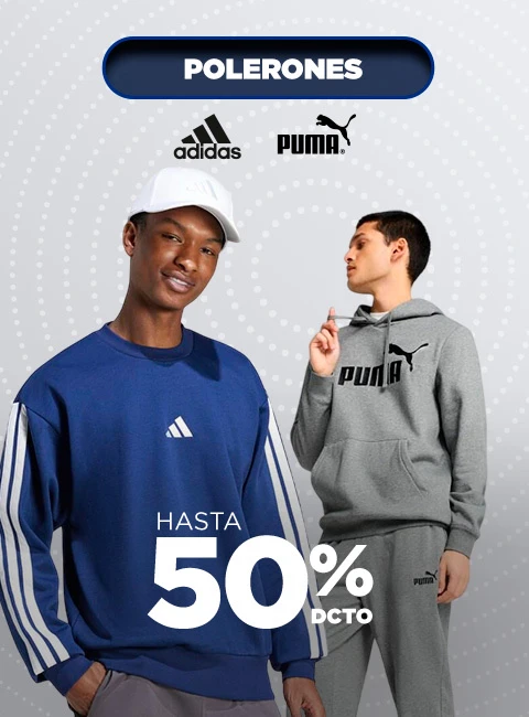 Polerones Adidas y Puma