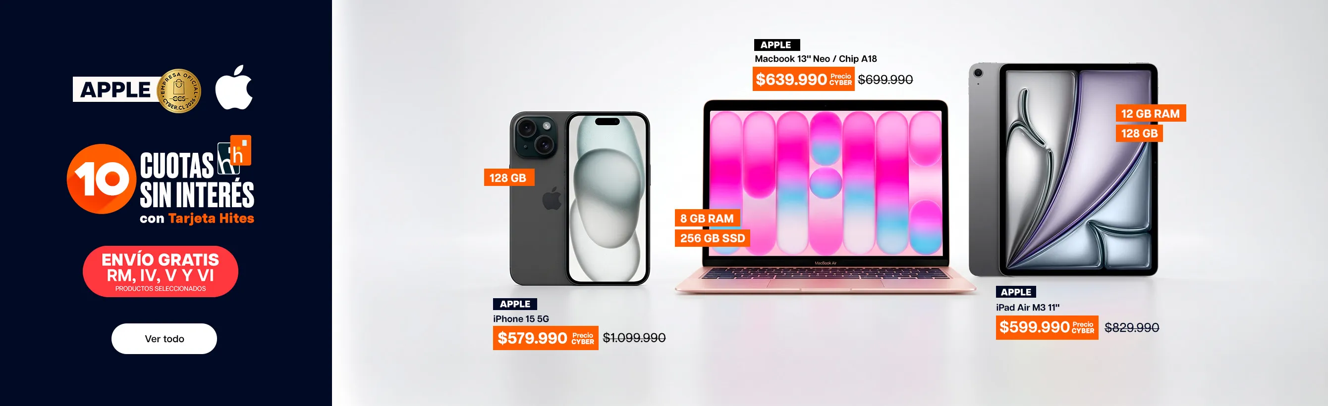 ofertas Cyber - Apple