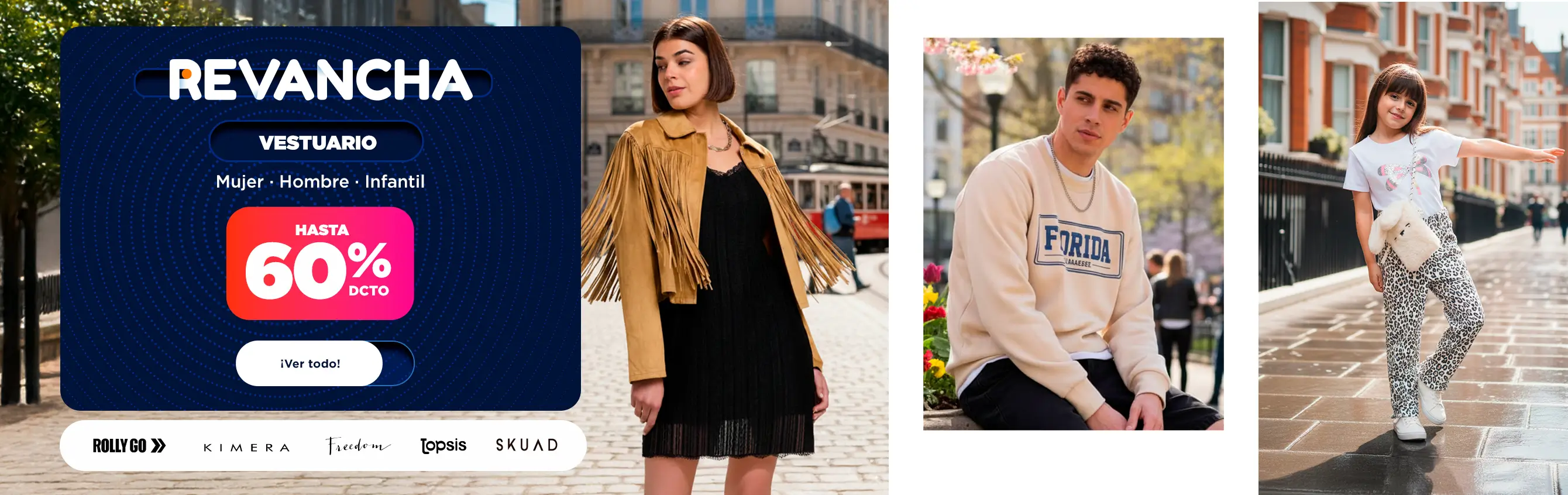 vestuario hombre mujer e infantil