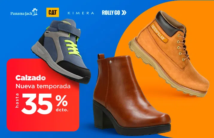 Calzado Nueva temporada Hasta 30% dcto.