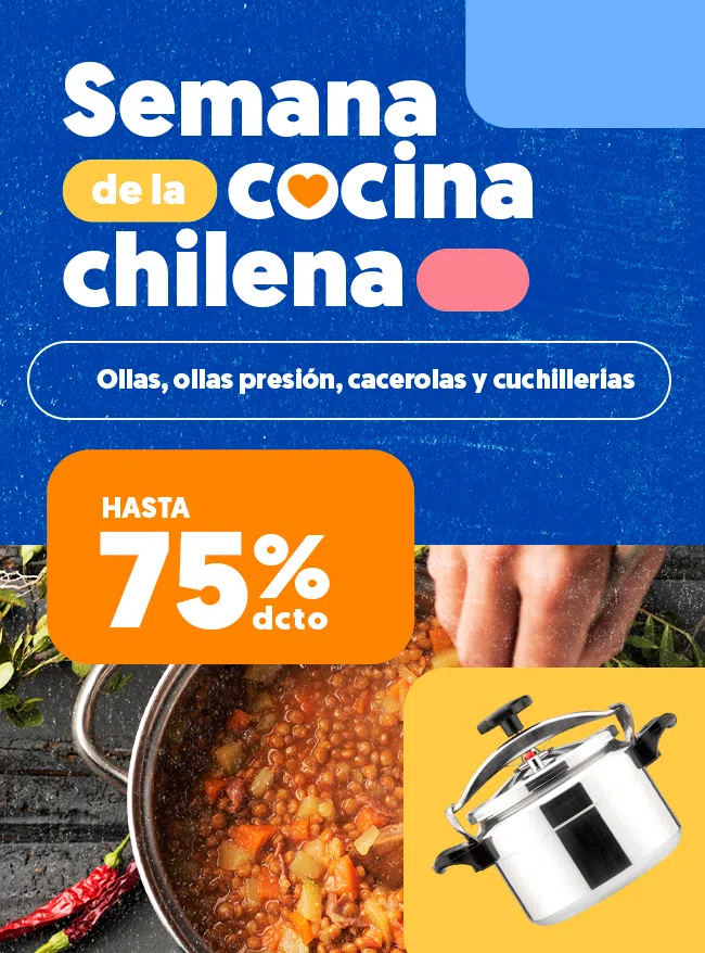 Semana de la cocina chilena hasta 75% de descuento