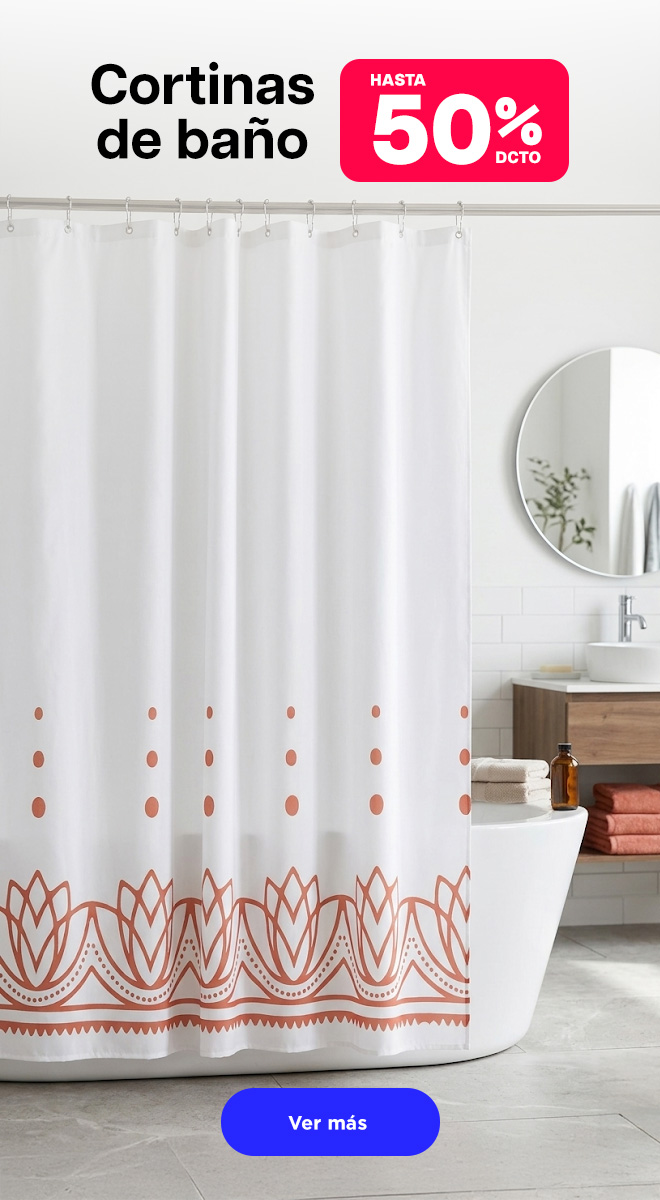 Cortinas de ba&ntilde;o