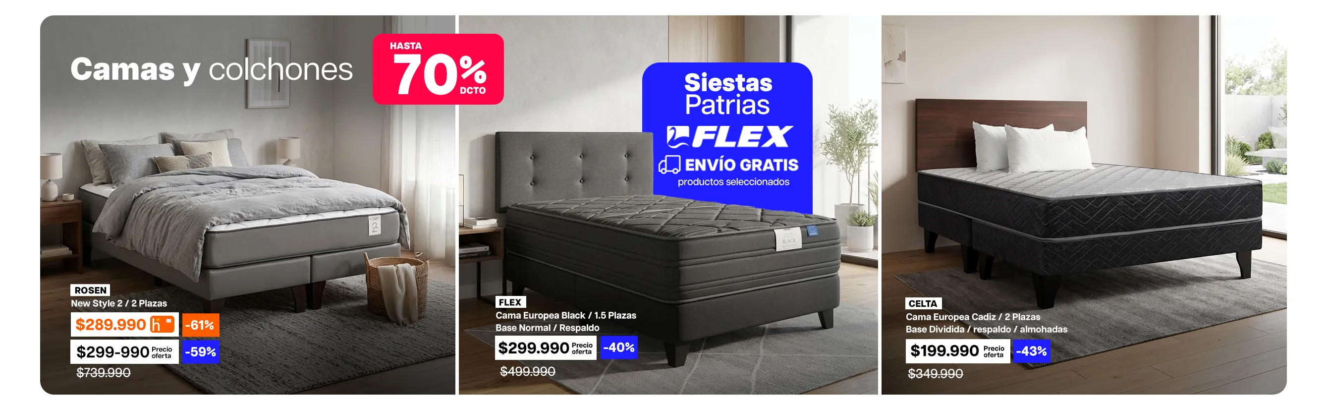 Camas y colchones