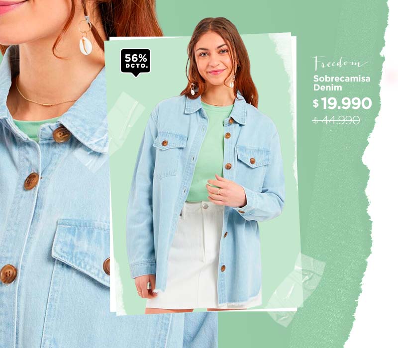 Sobrecamisa Denim