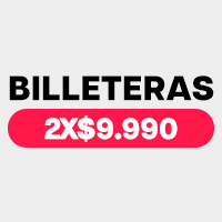 Billeteras 2X $9.990