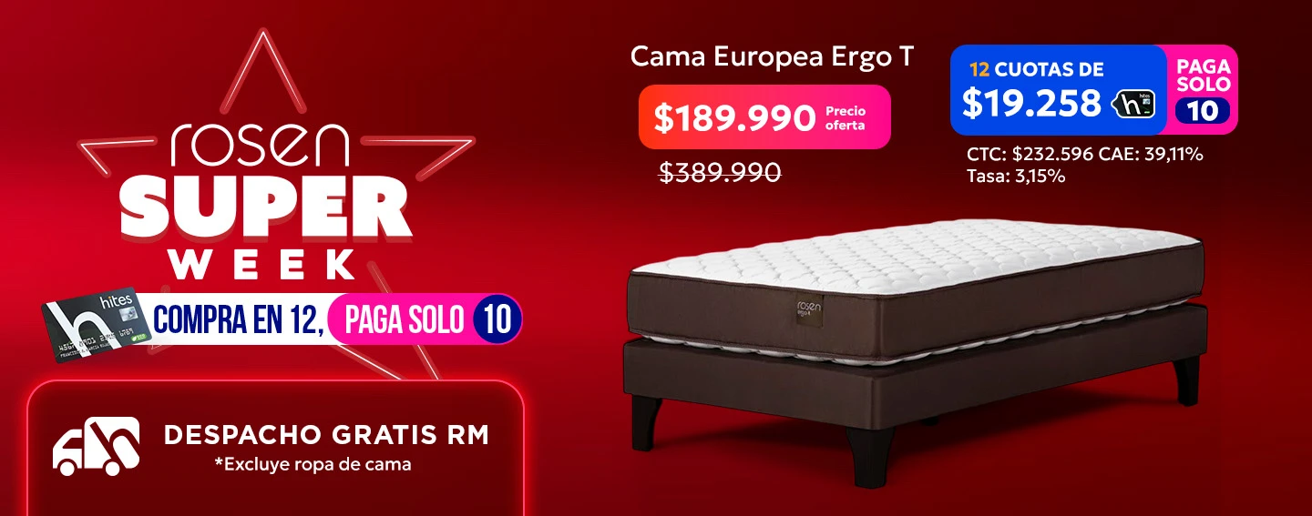Rosen Week HASTA 65% de descuento