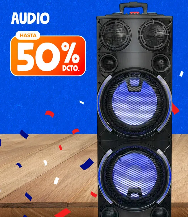 Audio Hasta 50% de descuento