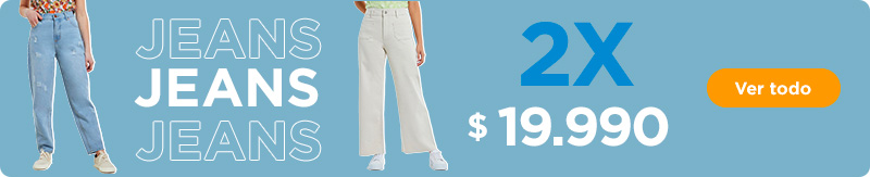 Jeans 2X$19.990