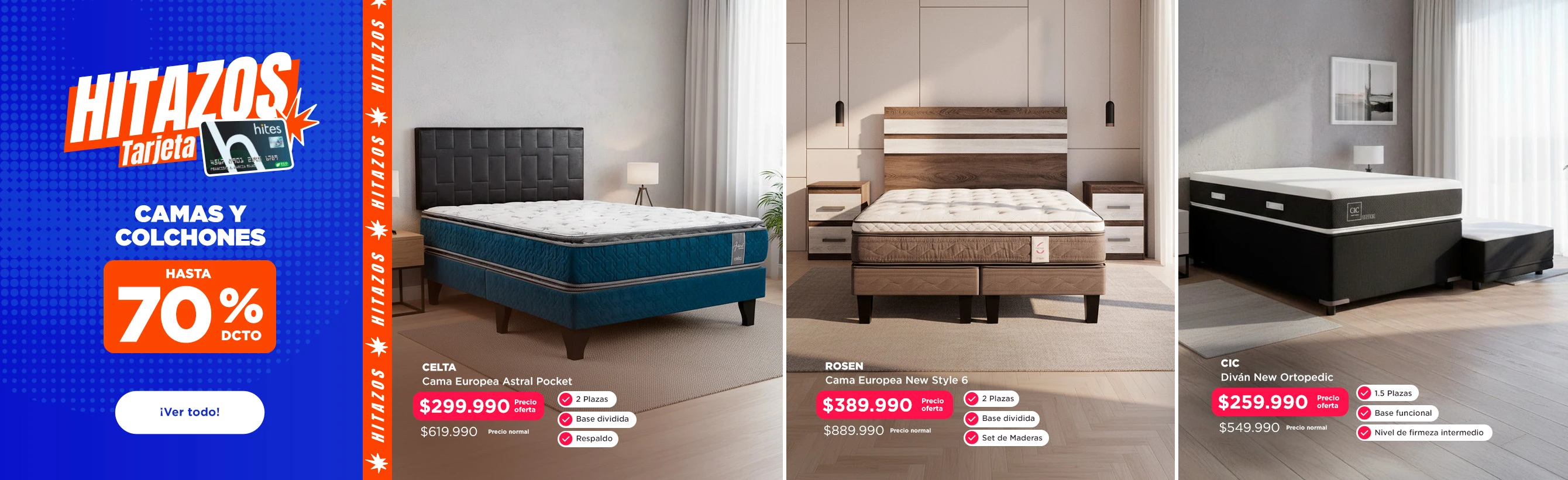 Camas y colchones