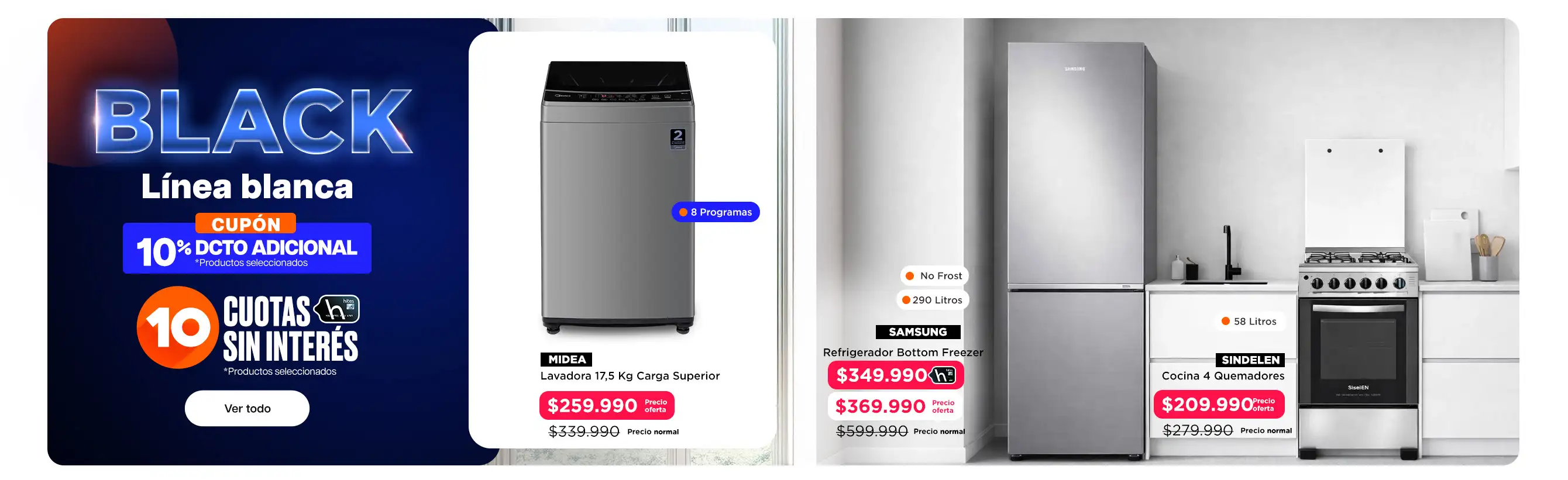 Black - Linea Blanca