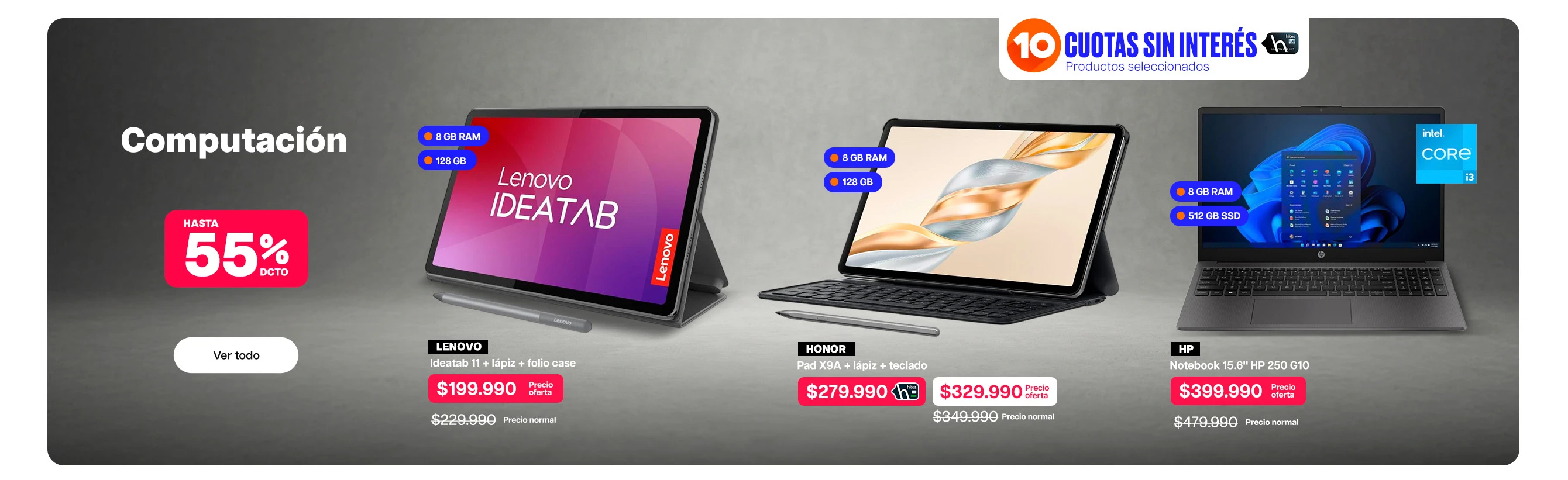 Computación Hasta 55% dcto