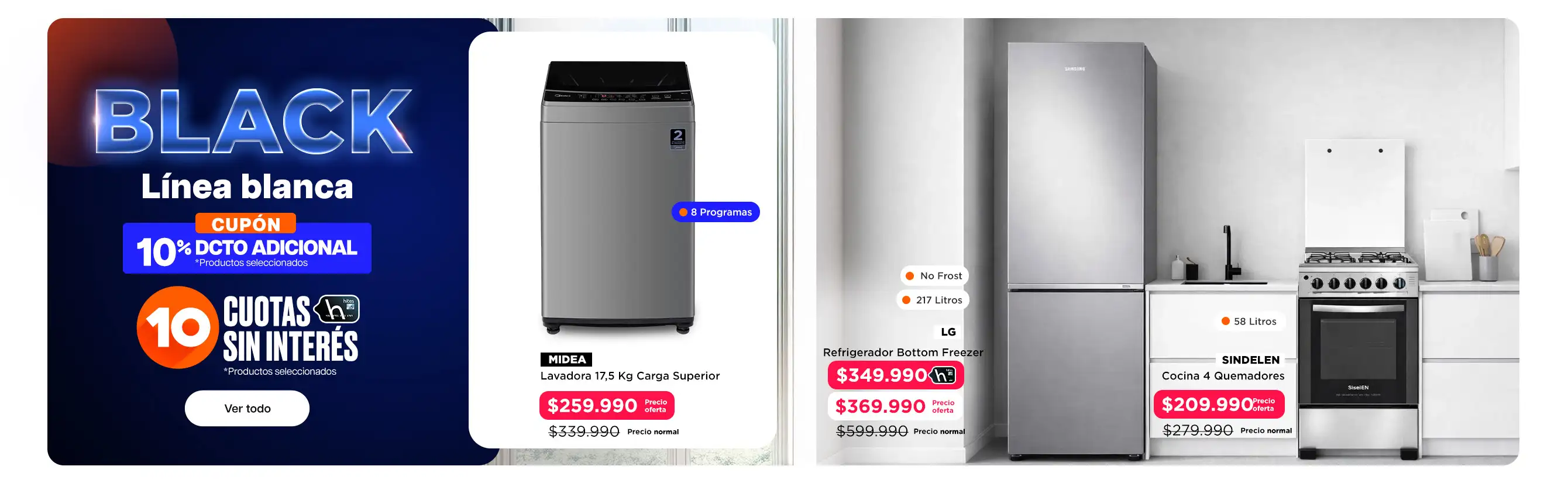 Black - Linea Blanca