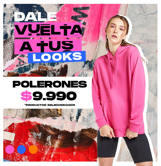 Polerones $9.990 Mujer - Hombre