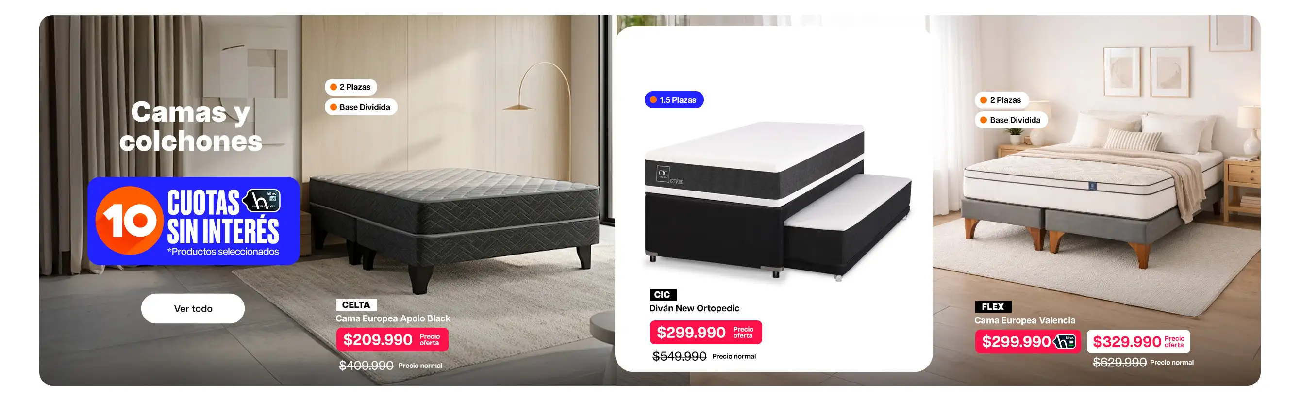 Camas y colchones
