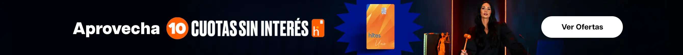 OFERTAS 10 CUOTAS TARJETA HITES