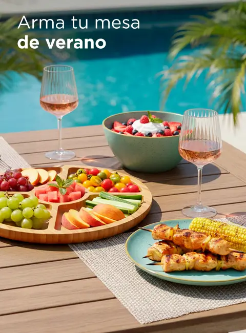 Menaje terraza