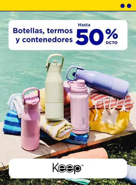 Termos y contenedores  Hasta 50% dcto