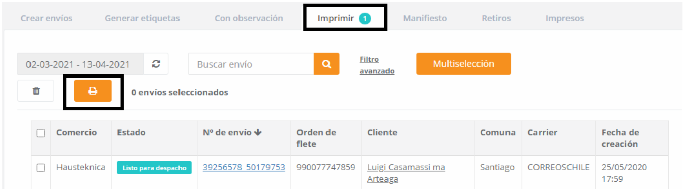 IMPRIMIR ETIQUETA Marketplace Hites.com