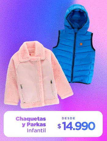 Chaquetas y Parkas infantiles desde $14.990