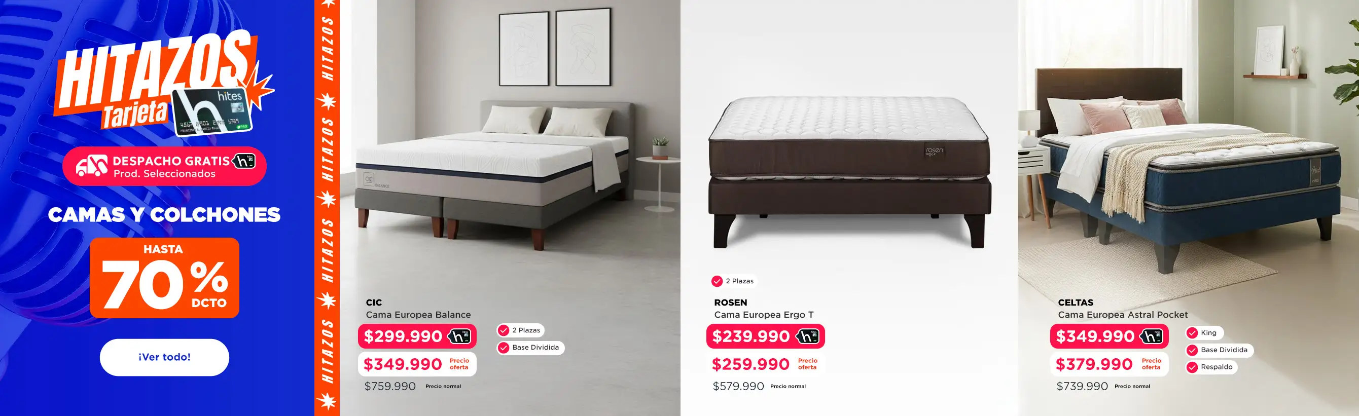 Camas y colchones