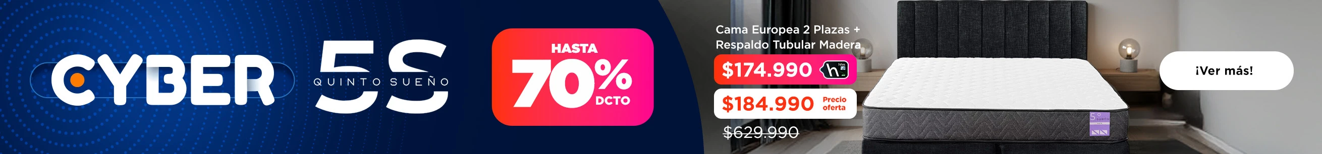 5TO SUEÑO	Hasta 70% Dcto