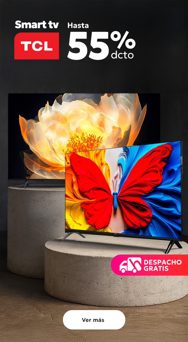 Smart TV TCL Hasta 55% dcto.