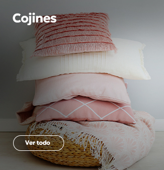 cortinas y cojinas con 80 por ciento de descuento