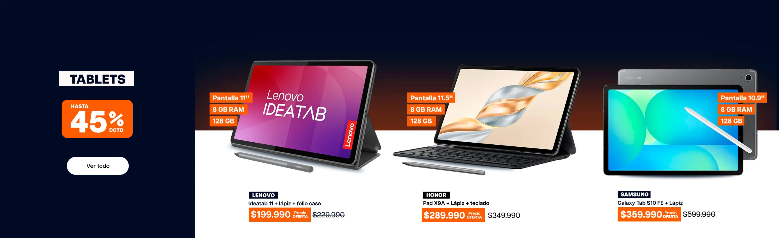 ofertas revancha - tablets