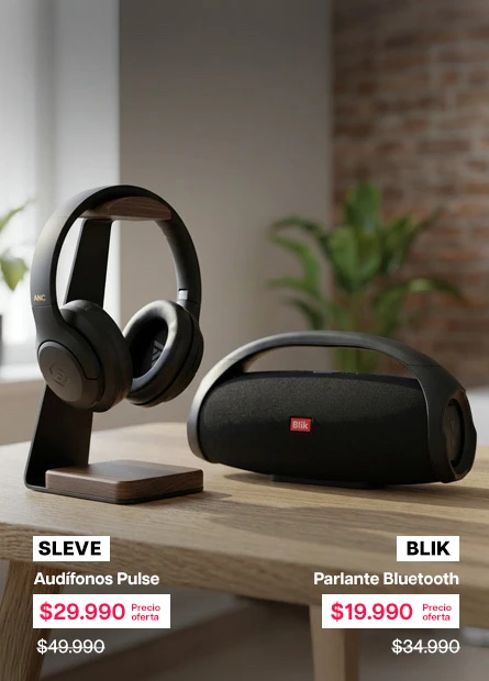  Audífonos y Parlantes Bluetooth