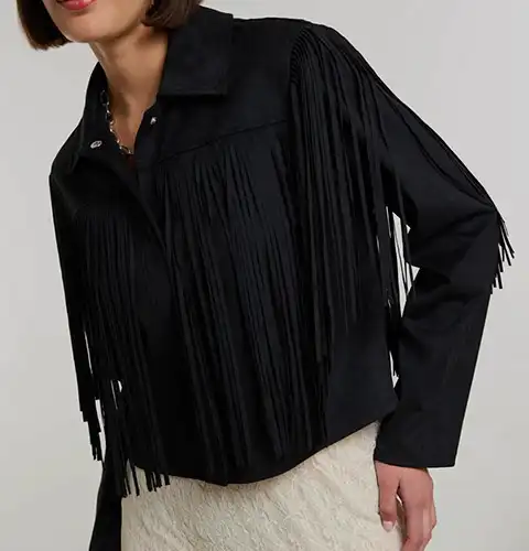 Chaqueta Western Con Flecos