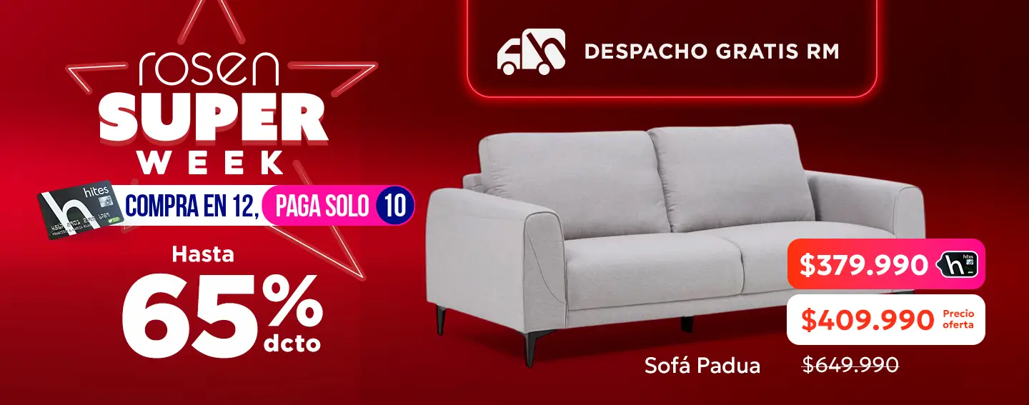 Rosen Week HASTA 65% de descuento