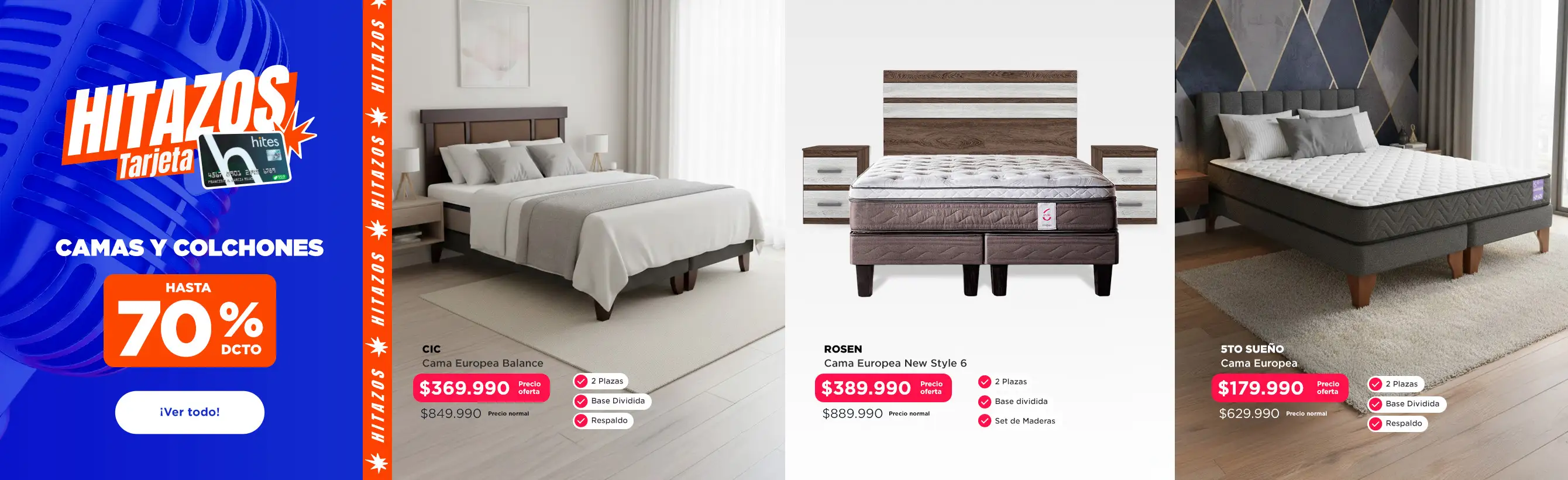Camas y colchones
